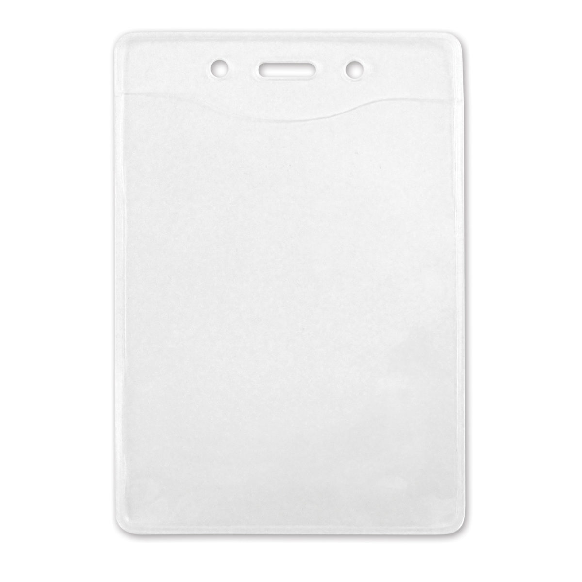 Vertical PureClear Badge Holder 3×4 20076 ID Badge Center