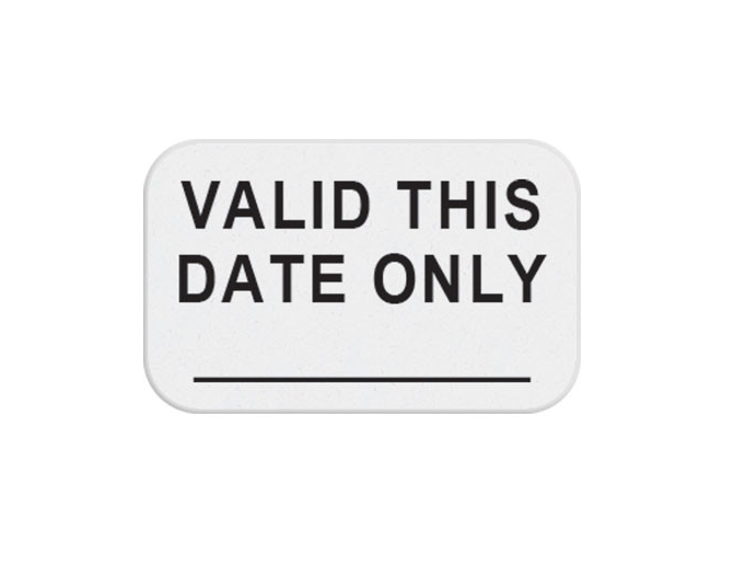 TEMPBadge, TIMEToken, One Day, Valid This Date Only
