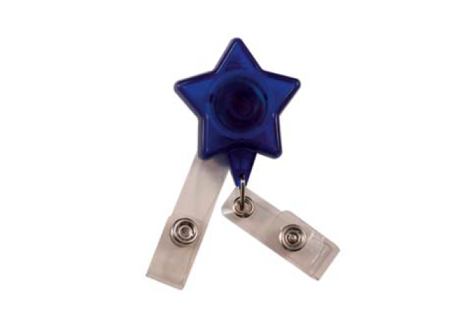 Stay and Pull Badge Reel Star