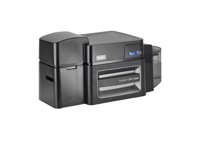 Fargo DTC1500 SS Printer w HID Prox and Contact Smart Card Encoder