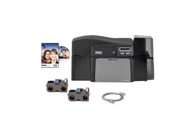 Bundle - Fargo DTC4250e SS Printer w USB Cable and Camera