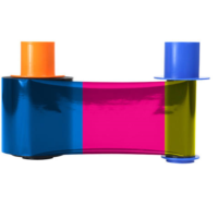 Fargo Connect Enabled YMCKO Full Color Printer Ribbon